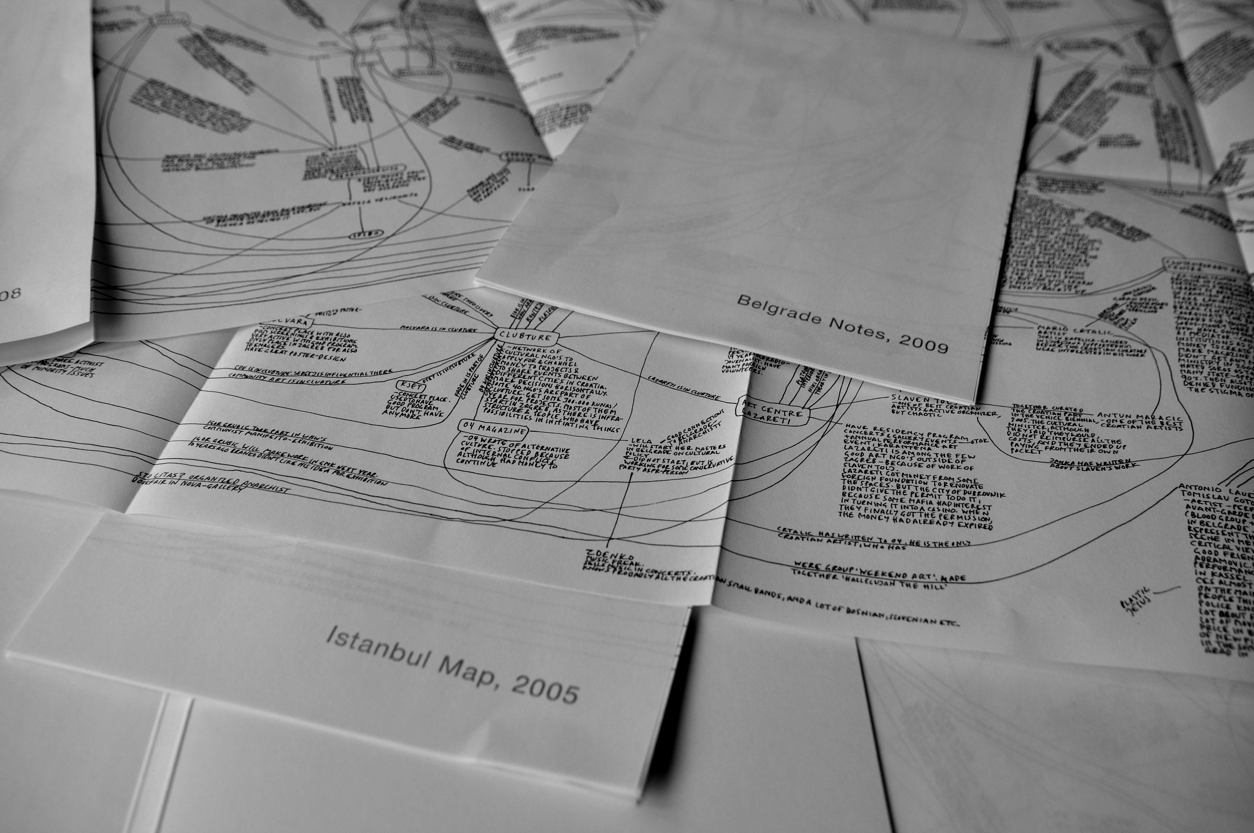 Mape 2005-2009. Katalog sa tekstovima i mapama,   Minna L. Henriksson, 2011.